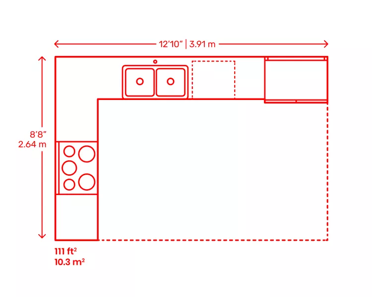 L-Shaped Kitchen